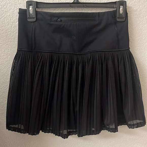 Athleta athletic black pleated skirt size XS (1) - Picture 2 of 5